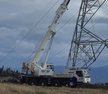 60 ton mobil vinç nakliyesi